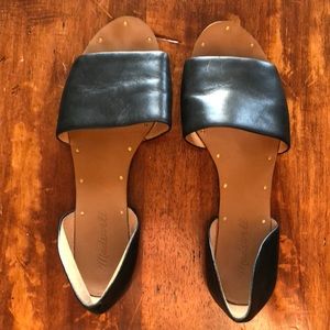 Madewell Open-Toed Flats Size 7-1/2